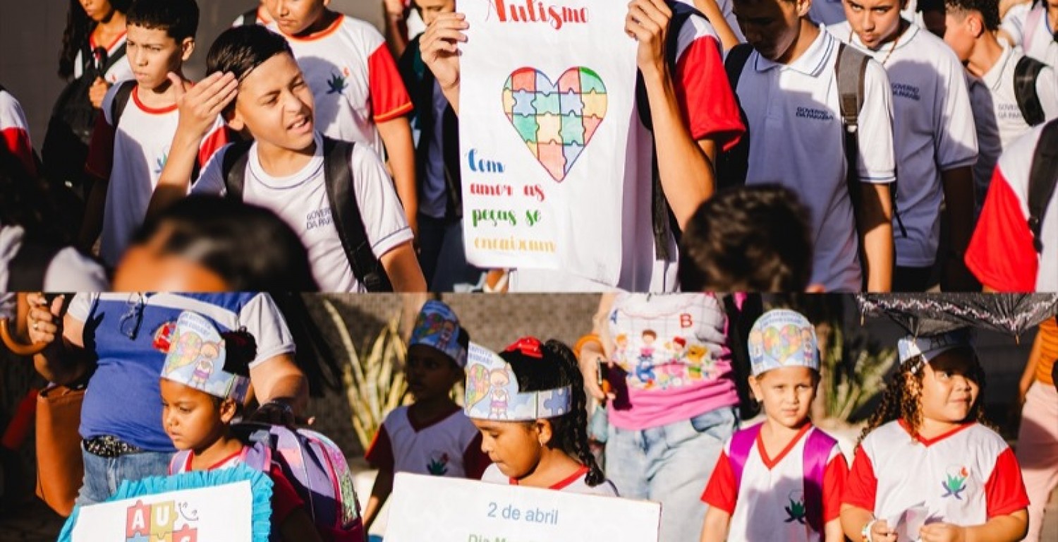 Munic�pio de Nova Olinda promove caminhada e destaca conscientiza��o pelo autismo