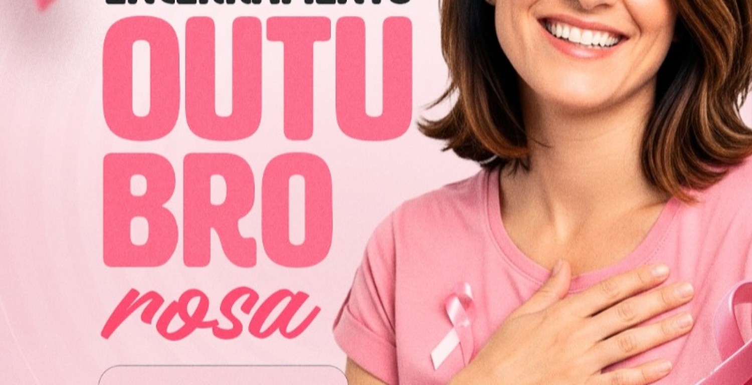 Outubro Rosa: Prefeitura promove programação com destaque à prevenção ao câncer de mama